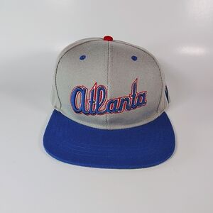 Atlanta Braves NAPA Gray and Blue Snapback Cap